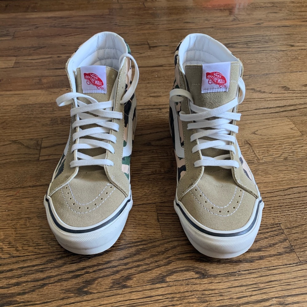 Vans Sk8-Hi (Beige/Camo)